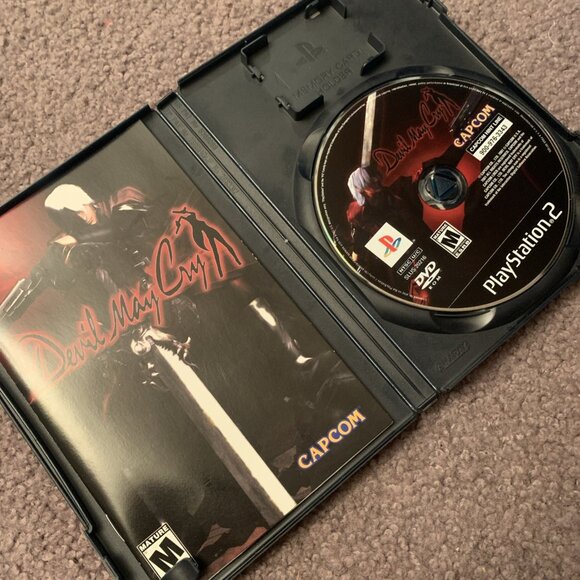 Devil May Cry PS2 CIB Sony PlayStation 2 2001 Black Label Complete with Manual - Picture 2 of 4